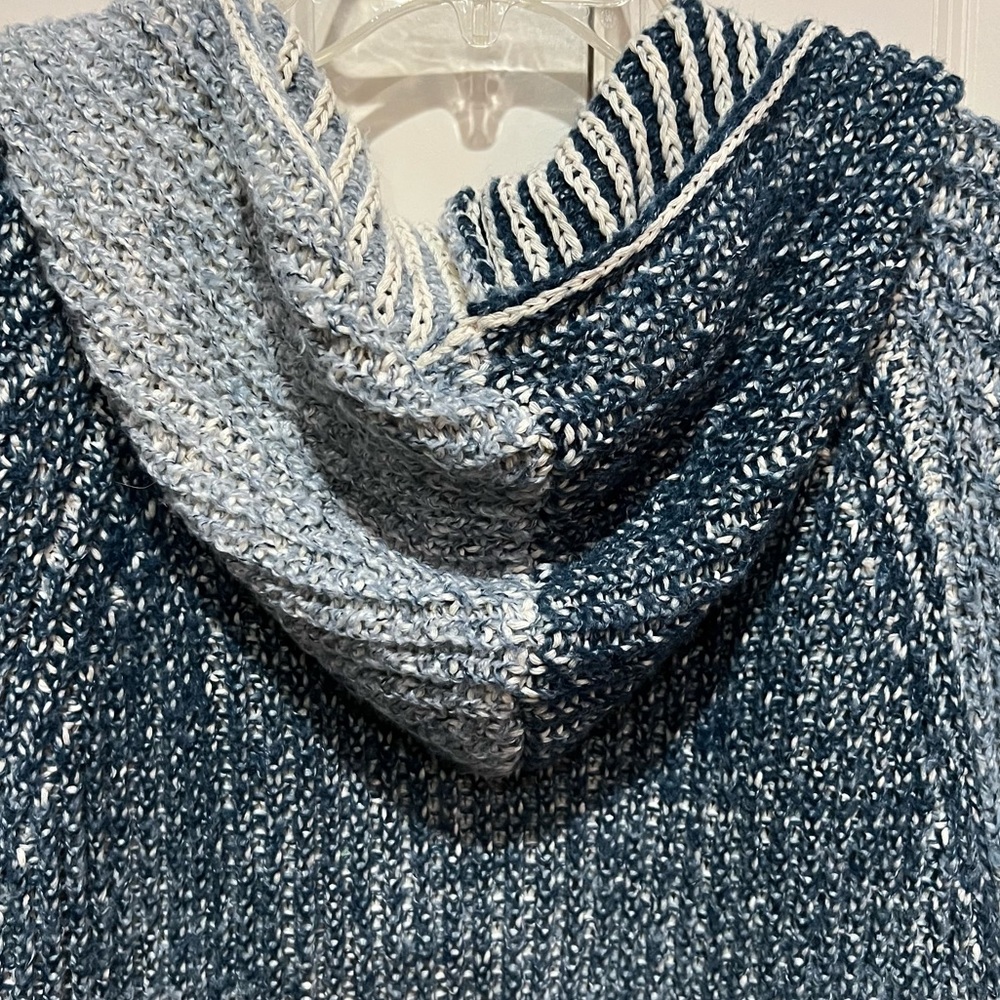 Blue Ombré “R” Cardigan - Picture 6 of 6